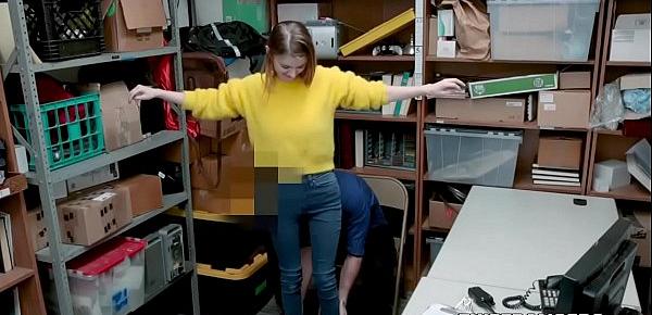  Busty Blonde Russian Teen Thief Nadya Nabakova Fucked By Corrupt Store Officer